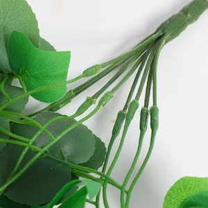 Planta Artificial Colgante, Hojas Verdes de Plástico, Decoración Interior, Hoja de Arce Individual para Colgar en la Pared, Alta Simulación - Product Image 3