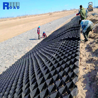 Rejilla de pavimentación para exteriores Geocell para adoquines de césped con materiales de HDPE y PP Diseño de modelo 3D capaz
