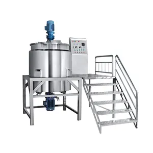 500L 1000L lò phản ứng chất tẩy rửa homogenizer Mixer Tank dầu gội xà phòng Gel Làm Máy trộn bể máy