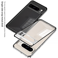 Coque de téléphone détachable avec bordure métallique premium pour Google Pixel 10 9 8 Pro, coque de protection anti-chute pour Google Pixel 7 7A