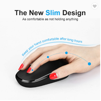 Kualitas Tinggi 2.4G Wireless Mouse untuk Notebook PC Desktop