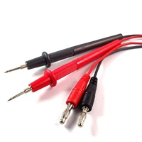 Cables de prueba para multímetro, sondas universales de 10 A con conector tipo banana y puntas de aguja afiladas para multímetro digital, pruebas eléctricas
