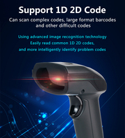 Precio competitivo 2D megapíxeles escáner de código de barras lector QR Scan Kode lector de código de barras comercial
