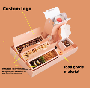 Tùy chỉnh in thiết kế các tông bao bì thực phẩm hộp riêng biệt phân chia bao bì phân vùng sóng dày giấy vận chuyển hộp - Product Image 3