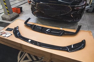 ชุดแต่งคาร์บอนไฟเบอร์ Genesis G70 รุ่น AD Style สำหรับดิฟฟิวเซอร์หน้า สปอยเลอร์ สภาพใหม่ อุปกรณ์เสริมรุ่นอัพเกรด ปี 2021-2023 ติดตั้งง่ายด้วยกาวในตัว - Product Image 2