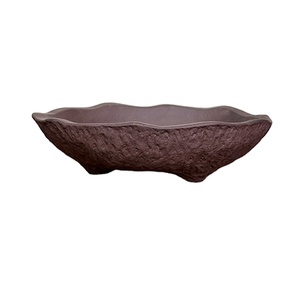 <span class=keywords><strong>Pot</strong></span> à Bonsaï Écologique <span class=keywords><strong>en</strong></span> Argile Violette de Yixing, Capacité 0,5L, Non Revêtu, Design Rustique Irrégulier Élégant pour Usage Intérieur/Extérieur - Product Image 1