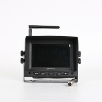 Caméra de recul sans fil de haute qualité 12v 24v 5 pouces pour camion, bus, voiture avec moniteur