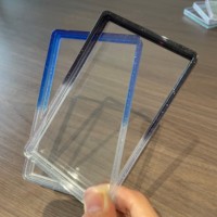 Rak Display PSA Slab Guard untuk Kolektor Kartu, Pelat Belakang Akrilik Transparan, Bingkai Pelindung TPU Gradasi, 41 Warna