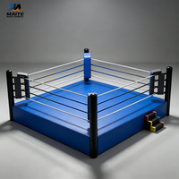 Ring de boxe robuste pour combats en salle, ring de boxe personnalisé avec logo, toile de ring de boxe pour l'entraînement et la compétition