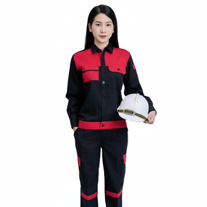 ชุดทำงานนิรภัยแบบมองเห็นได้ชัดเจนสำหรับผู้ชาย ยี่ห้อ FMF ทนทานต่อการฉีกขาด สวมใส่สบาย ระบายอากาศได้ดี ทนทาน แขนยาว ป้องกันรอยยับ ซักได้ ผลิตจากผ้า TC - Product Image 1