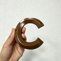 Insegna in Metallo 3D Personalizzata, Lettere in Rilievo in Bronzo, Insegna Commerciale da Parete per Ristoranti, Caffè, Reception, Pubblicità IP65