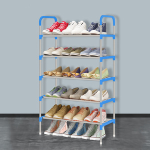 <span class=keywords><strong>Zapatero</strong></span> Metálico Negro de Varias Capas <span class=keywords><strong>con</strong></span> Puerta Antipolvo, Armario de Doble Estante, Ahorro de Espacio, Fácil de Montar, para Sala de Estar o Dormitorio - Product Image 6