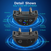 Intelligentes KI-Hundehalsband mit Farbdisplay Ultraschall-Hundebellkontrolle Anti-Bell-Halsband