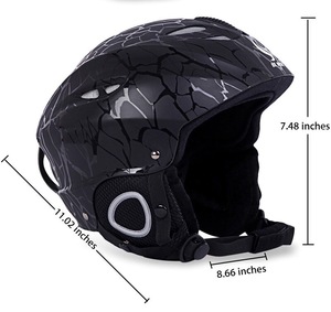 BE NICE Casque de snowboard unisexe au détail Accessoires de sports de neige Casque de <span class=keywords><strong>ski</strong></span> de sécurité à tête réglable pour le <span class=keywords><strong>ski</strong></span> en plein air - Product Image 6