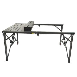 Comcoco APT119 Modern Lightweight Durable Waterproof Steel Folding <strong>Outdoor</strong> <strong>Table</strong> for Backyard Beach Camping - Product Image 4