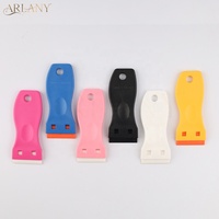 Ruban de rasoir en plastique à double tranchant avec logo personnalisé ARLANY Lames d'extension de cheveux Outils de retrait de ruban Grattoir de ruban adhésif