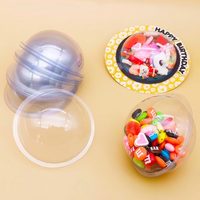 Kit de moules ronds en plastique PET transparent recyclable de haute qualité pour la fabrication de bombes de bain parfaites