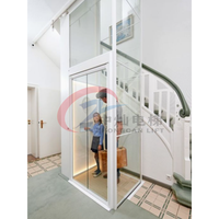 Ascenseur hydraulique résidentiel pour passagers, 3 étages, intérieur et extérieur, prix bas, petit ascenseur pour maison à vendre
