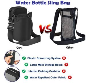 Free Sample Support Custom Magnetic <b>Water</b> <b>Bottle</b> <b>Holder</b> With Strap Insulated <b>Bottle</b> Sling 2.5L Gym <b>Water</b> <b>Bottle</b> Crossbody Bag - Product Image 5