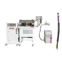 Machine à dénuder les fils informatisée entièrement automatique Turing TR-8030YJP, 500 pièces/heure, alimentation par courroie, code de pulvérisation 30, pour câbles