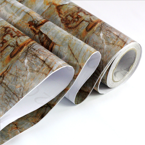 Wallpaper PVC Self-<span class=keywords><strong>Adhesive</strong></span> Matte <span class=keywords><strong>Black</strong></span> <span class=keywords><strong>Marble</strong></span> Color 3D ukuran 122cm*50m untuk Dekorasi Rumah, Dapur & Kamar Tidur - Product Image 4
