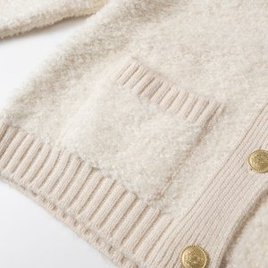 Abbigliamento donna MYST & ZA 2024 autunno nuovo stile alla moda Versatile Bouclé giacca giacca 1822002 - Product Image 4