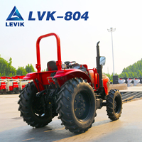 Tracteur agricole 4x4 de haute qualité, 80 CV, structure compacte pour serres et travaux de culture en ferme
