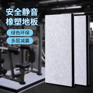 Alfombrilla de Gimnasio Rectangular de Plástico y Goma, Absorbente de Impactos, Insonorizante y Ecológica - Product Image 1