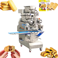 Machine automatique d'enrobage de biscuits et pâtisseries en acier inoxydable, fournie par l'usine de Shanghai, 30-120 pièces/min, pour barres de biscuits aux dattes