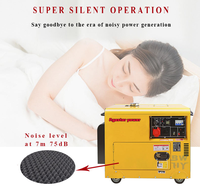 Générateur diesel intelligent 10kw 10kva 8kva 8kw 5kw 5kva 7kva 7kw Silencieux 110V 220V 380V Monophasé Triphasé 50hz 60hz