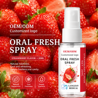 Spray buccal probiotique instantané sans alcool, saveur menthe, fraîcheur longue durée, marque privée OEM, pour la mauvaise haleine