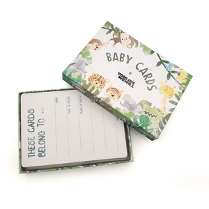 Carte My premier anniversaire baby step, coffret cadeau, pour fête prénatale - Product Image 3