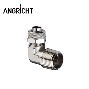 Op Maat Gemaakte Snelaansluitende Metalen Fitting Luchtremslang Pijpfittingen Push On <span class=keywords><strong>Union</strong></span> Pneumatische Lucht Connector - Product Image 1