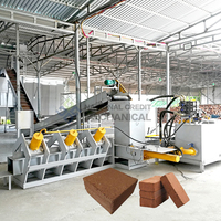 Machine de pressage de blocs de terre en fibres de coco de haute qualité, machine à fabriquer des briques de cocopeat
