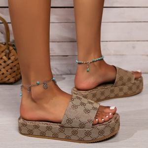 Sandalias Planas de Plataforma con Soporte de Arco y Punta Abierta para Mujer, Diseño 2026, las Más Vendidas, Cómodas, Tipo Chanclas - Product Image 3