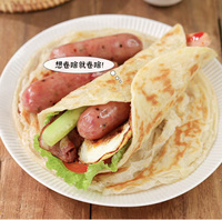 Mélange de crêpes surgelées certifiées Halal MMS pour enfants, sac de 9 kg, emballage plat