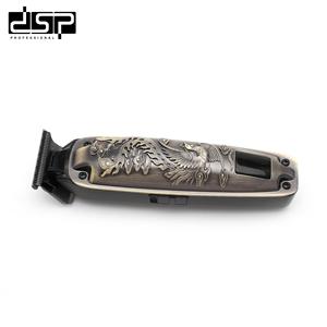 Tondeuse à cheveux électrique professionnelle DSP avec écran LCD, corps métallique, moteur brossé, modèle rechargeable pour usage en salon - Product Image 3
