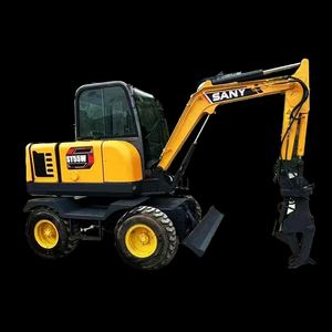 Miniexcavadora SANY SY55 de Segunda Mano, Certificada CE, con Cucharón, Motor, Bomba y Rodamientos, Modelo 2022, 5.5T, para Construcción y Minería - Product Image 1