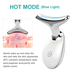 Massaggiatore Viso e Collo Brevettato Best Seller, 3 Colori, Ricaricabile Wireless, Dispositivo di Bellezza per Modellare <span class=keywords><strong>il</strong></span> Viso, Ridurre Rughe e Doppio <span class=keywords><strong>Mento</strong></span> - Product Image 3