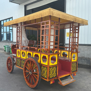 Chariot de luxe électrique et à chevaux de style royal victorien pour le tourisme, les parcs équestres et les attractions - Product Image 5