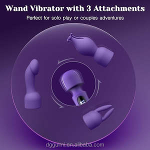 Вибратор-палочка с ЖК-дисплеем и 3 насадками, стимулятор клитора и точки G, секс-игрушка для пар, женский вибратор - Product Image 2