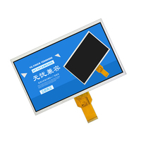 Écran LCD portable de 10.1 pouces 1024(RGB)* 600 TTL 50 broches FPC Module d'affichage TFT LCD de surveillance de contrôle industriel