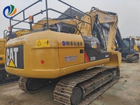 Excavatrice sur chenilles Caterpillar CAT320 d'occasion, puissante et robuste, 20 tonnes, pour travaux de construction et d'exploitation minière, avec moteur et boîte de vitesses
