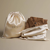 Bolsas de Satén con Cordón JGS para Joyería, Bolsas Rectangulares para Regalo, Personalizables y al por Mayor, con Etiqueta Privada