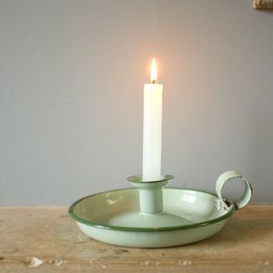 High Quality Novelty Classic Design <strong>Lotus</strong> Shape Custom Color logo Printing White Metal Enamel <strong>Candle</strong> Stand <strong>Holder</strong> - Product Image 2