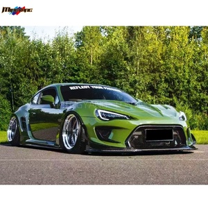 Kit de carrocería de material FRP para Toyota GT86 Subaru <span class=keywords><strong>BRZ</strong></span>, accesorios para parachoques, actualización a diseño robotizado, kit de carrocería ancha. - Product Image 3