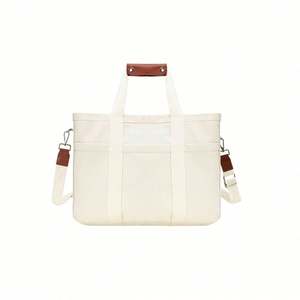 Bolsa de Compras de Lona de Algodón Reutilizable Ecológica de Diseño en Oferta - Product Image 1