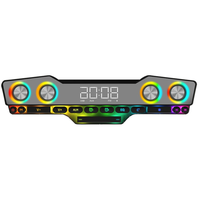 Nouvelle conception de haut-parleurs de jeu sur ordinateur, son surround Hi-Fi RGB, barre de son pour fête, haut-parleur d'alarme, haut-parleur de jeu pour ordinateur portable BT