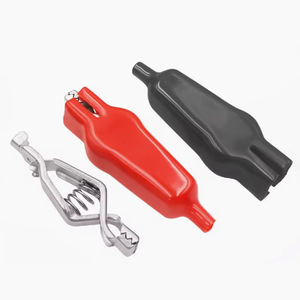Pinch 75mm Large <b>Spring</b> Alligator <b>Clip</b> 20A High Current Test <b>Clip</b> Fully Sheathed Durable Plastic Insulated - Product Image 4