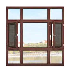 High Quality Casement Window Manufacturer Impact Hurricane Proof Small Bathroom Casement Window